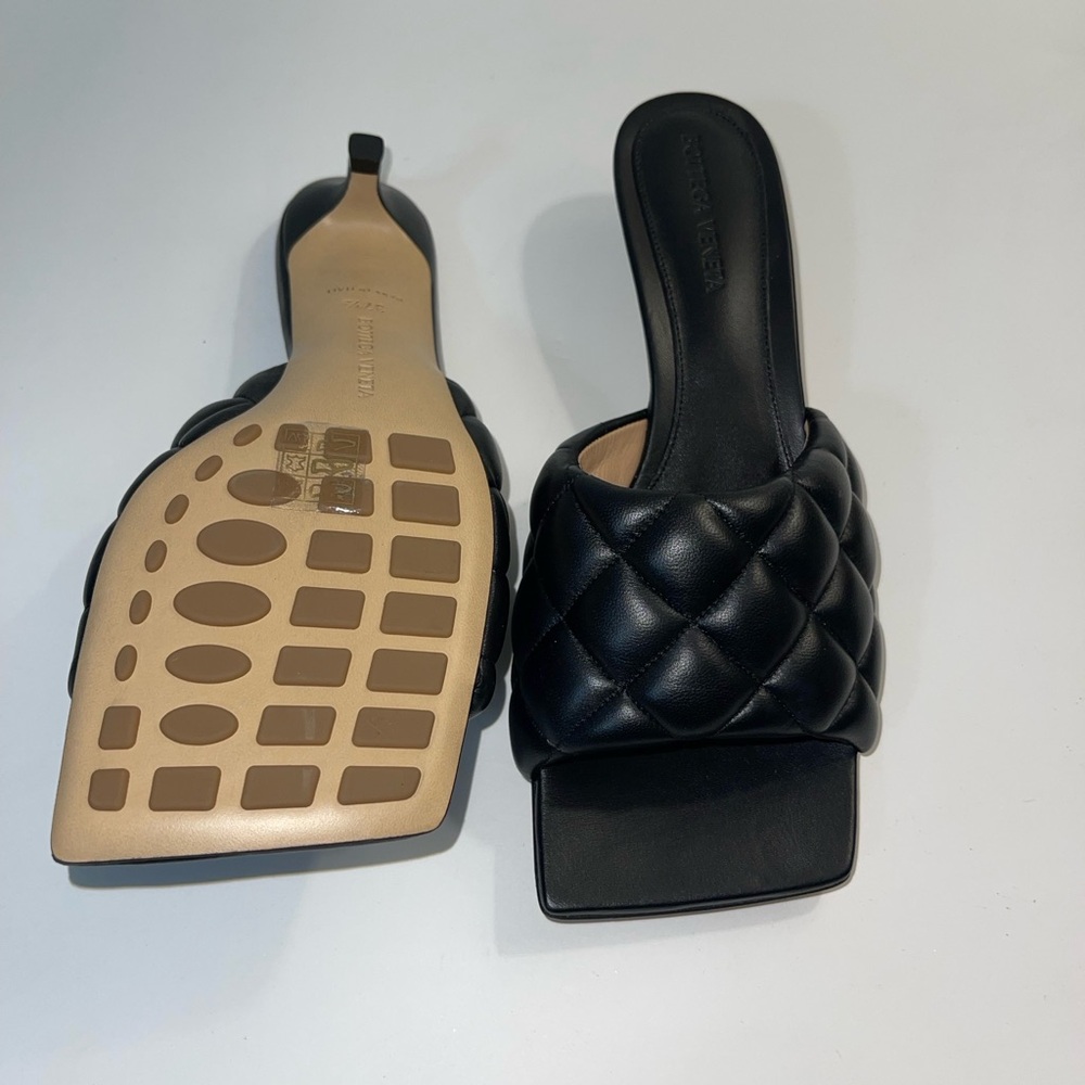 NWT Bottega Padded Mule Black - Picture 12 of 14